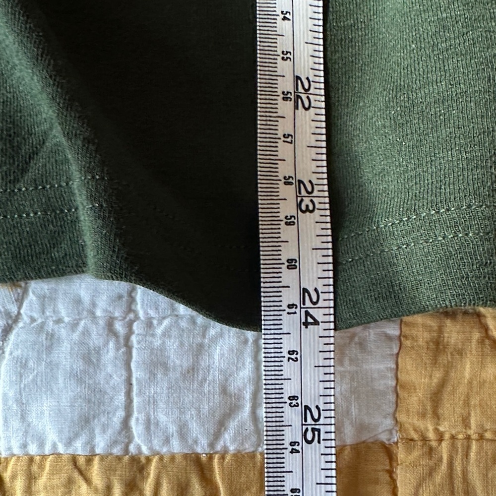 OGL Moss Olive Green Long-Sleeve Crewneck Tucked Top - Picture 6 of 8